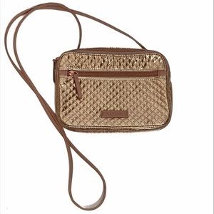 Vera Bradley Rose Gold Crossbody Bag
